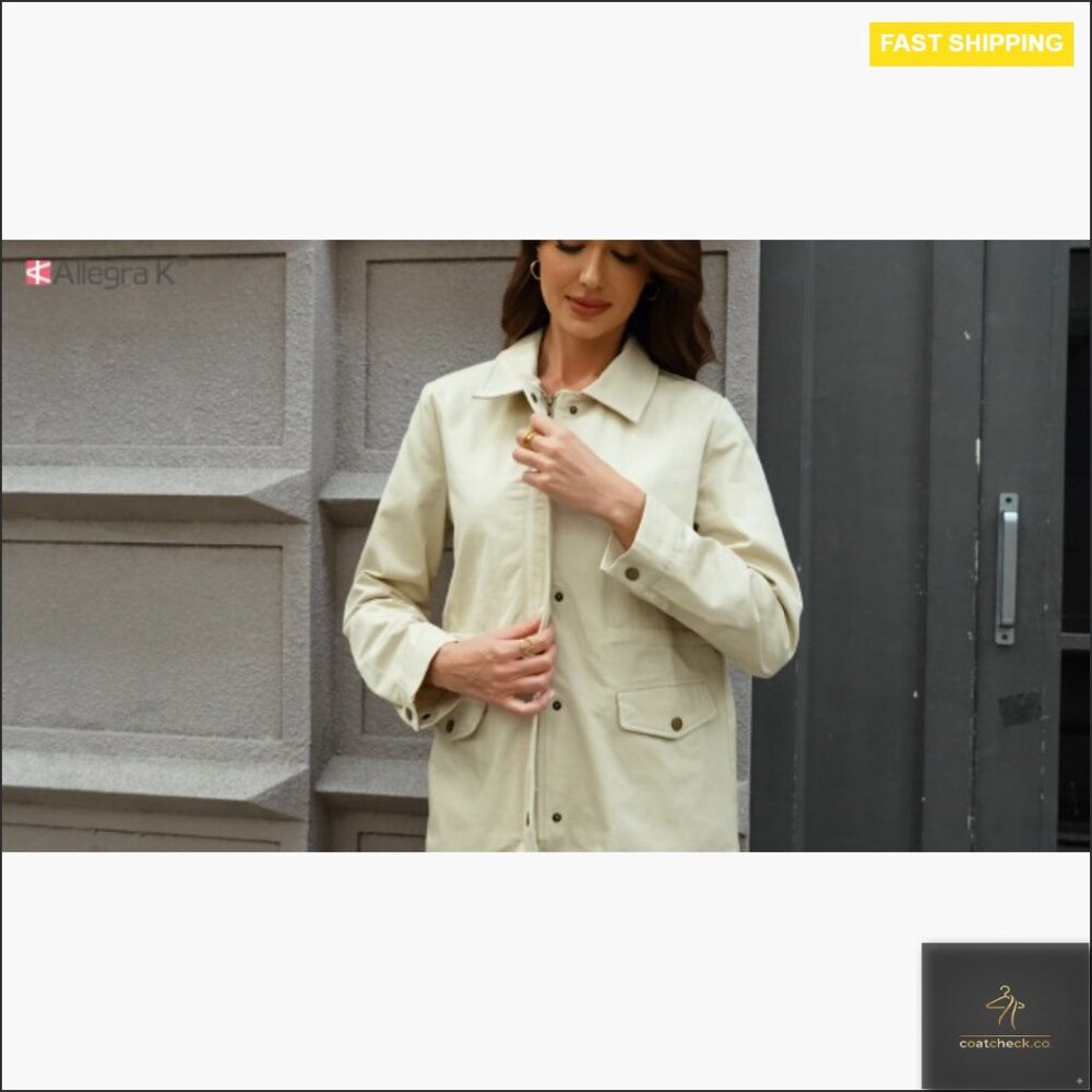 Lightweight Utility Anorak Jacket Drawstring Wais… - image 6